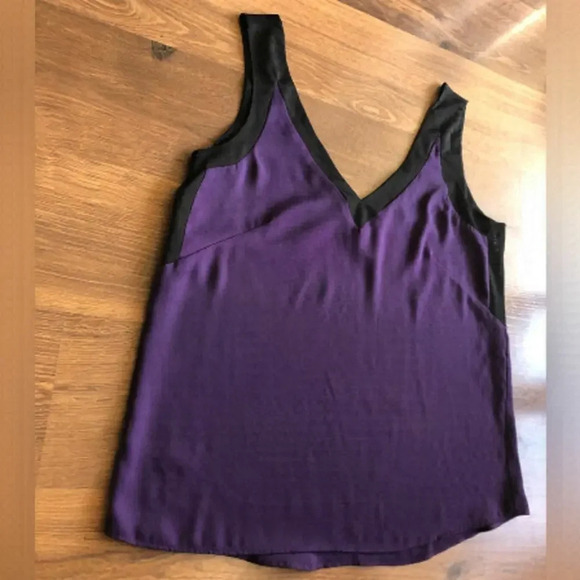 Anne Klein Tank Top w/mesh panel - Picture 2 of 7